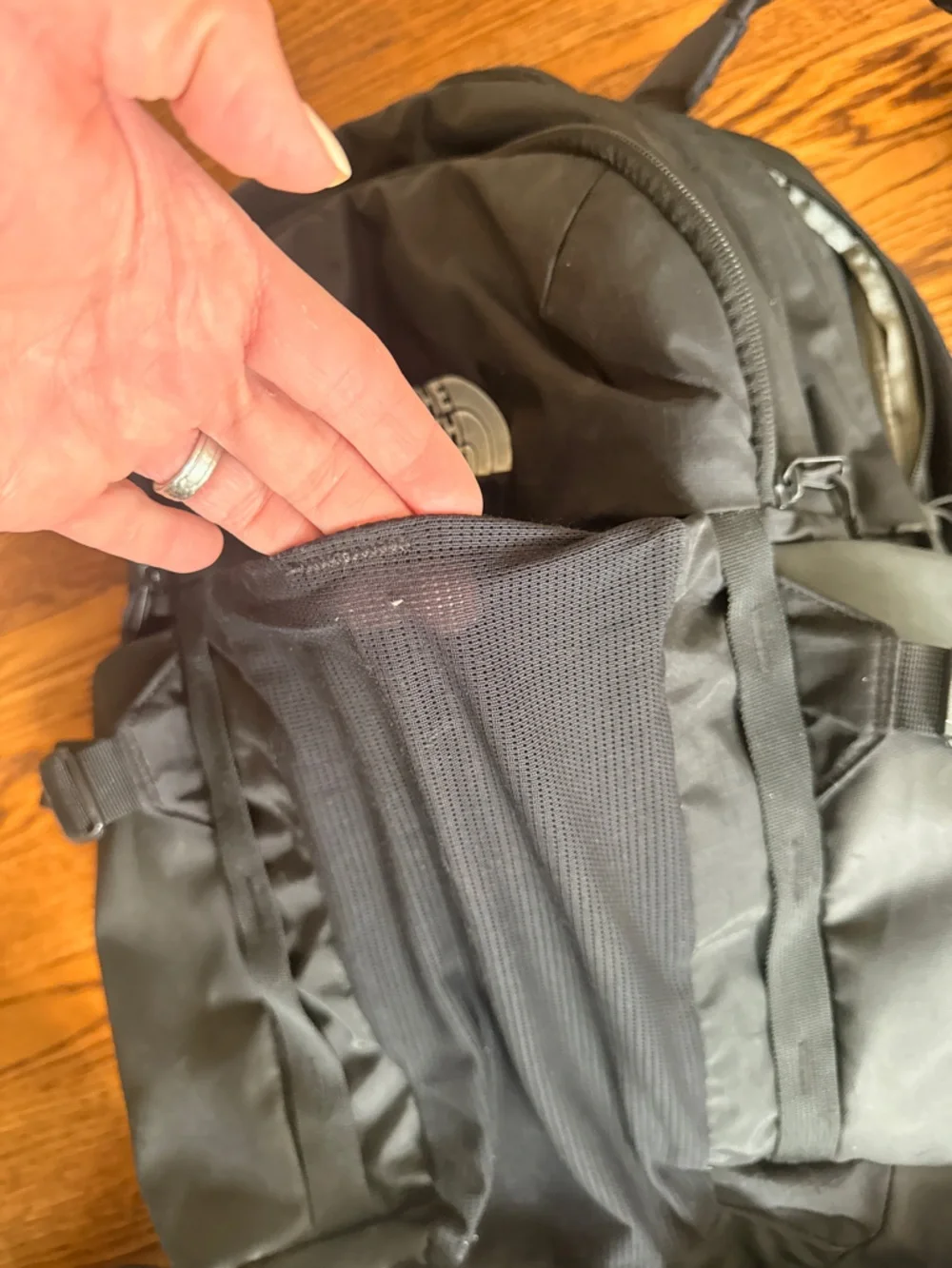 The North Face Black Backpack with Logo - Daypack